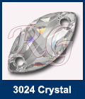 Czech Preciosa Sew On Navette Crystal 